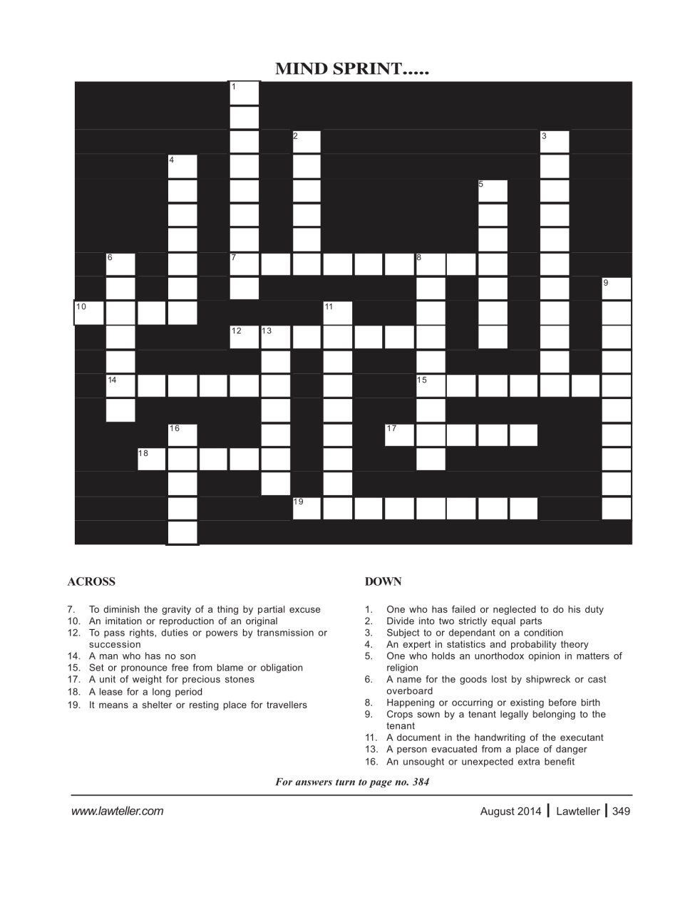 Lawteller – A Legal Awareness Magazine Preview Pages
