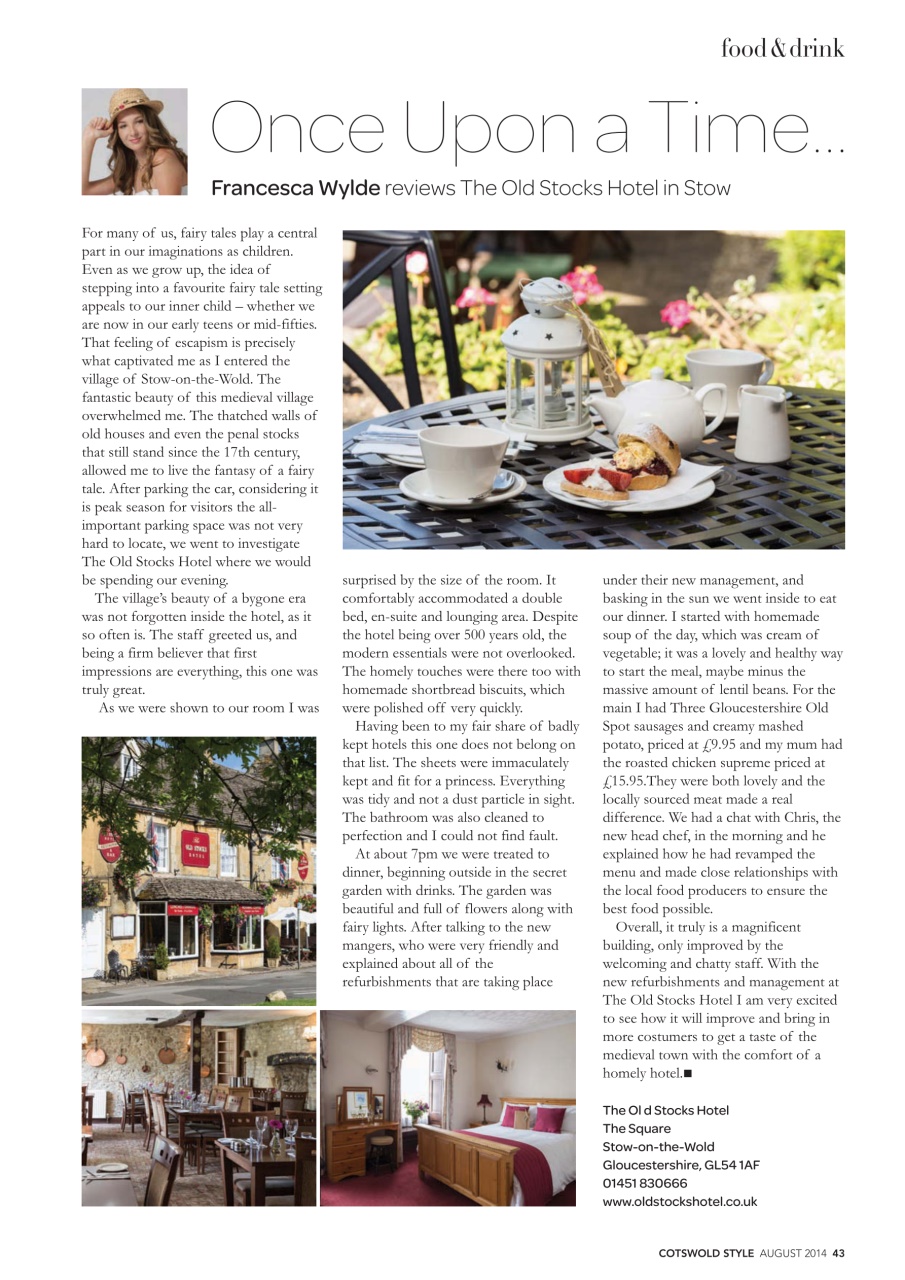 Cotswold Style Preview Pages