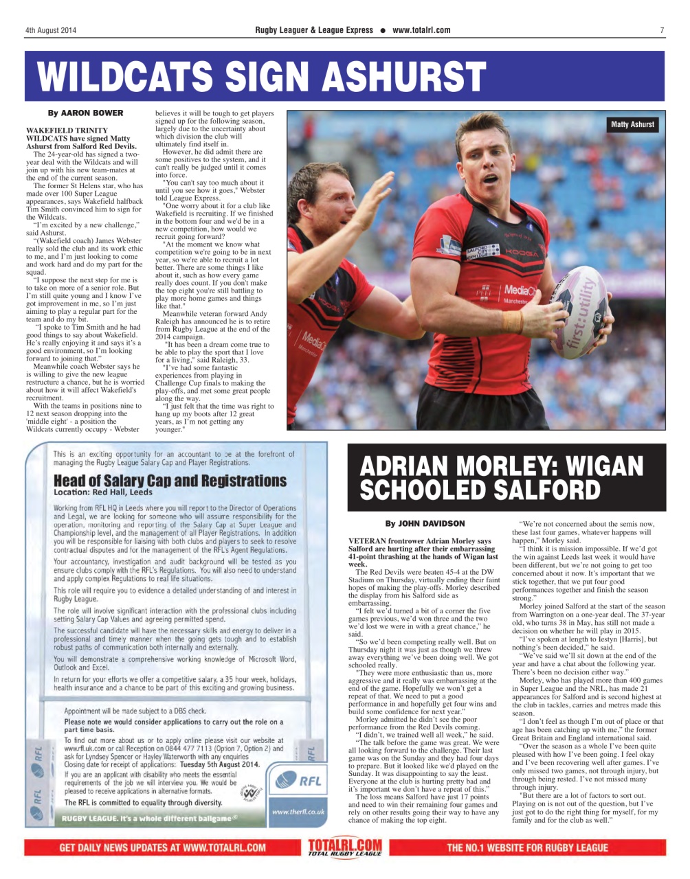 League Express Preview Pages