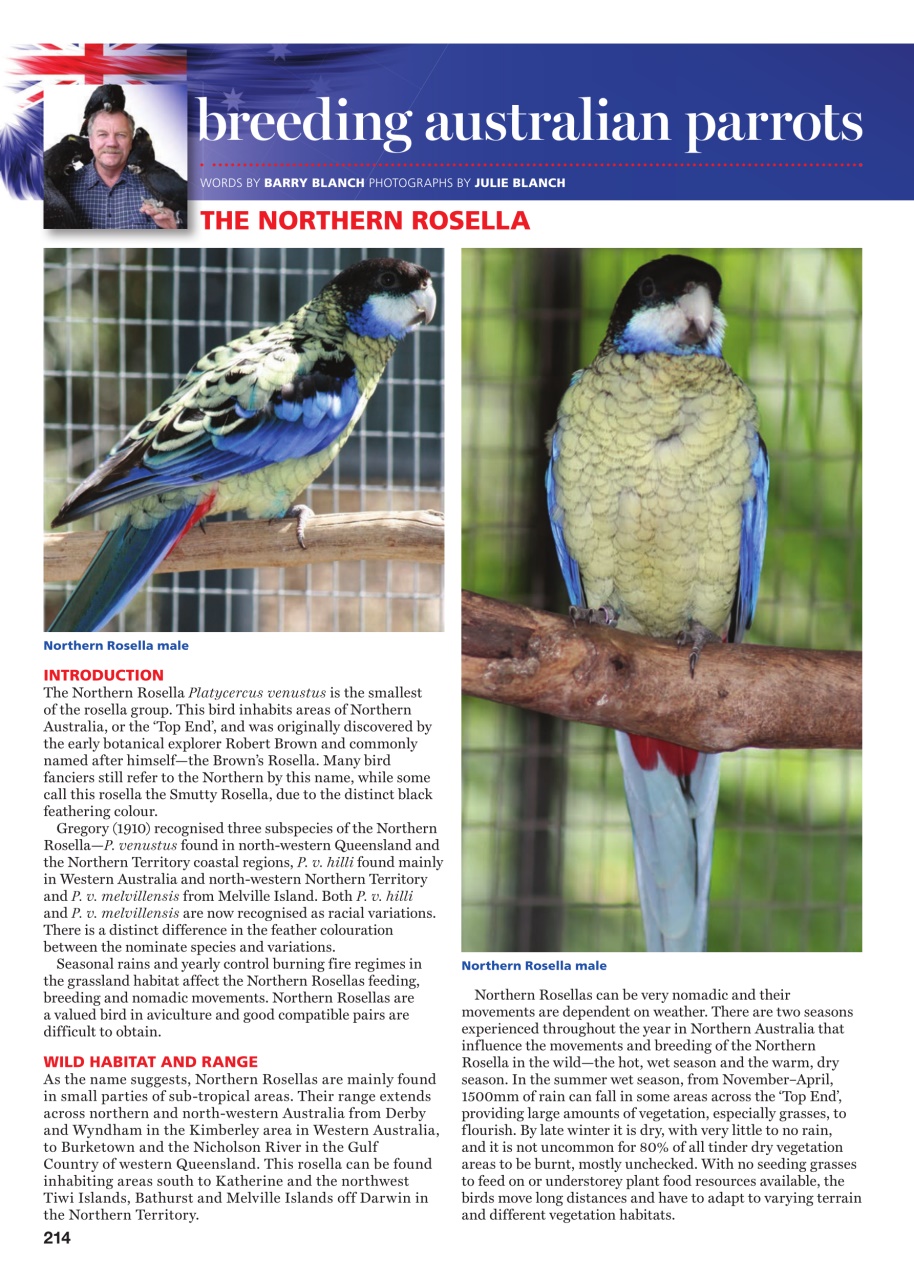 Australian Birdkeeper Magazine Preview Pages