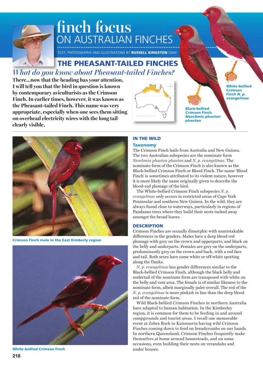 Australian Birdkeeper Magazine Preview Pages