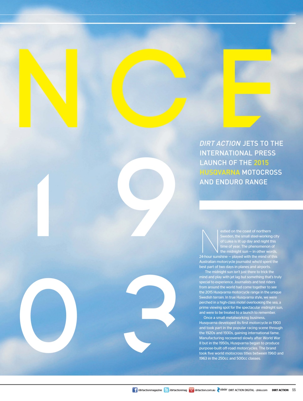 Dirt Action Preview Pages