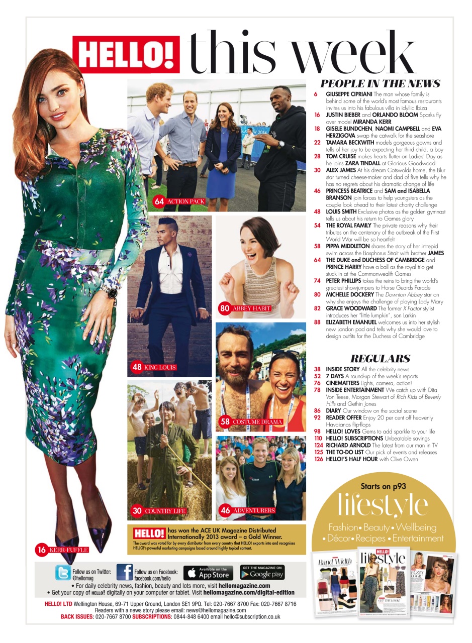 Hello! Magazine Preview Pages