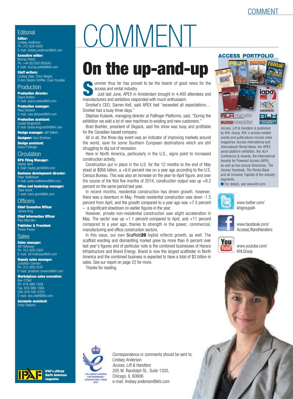 Access, Lift & Handlers Preview Pages