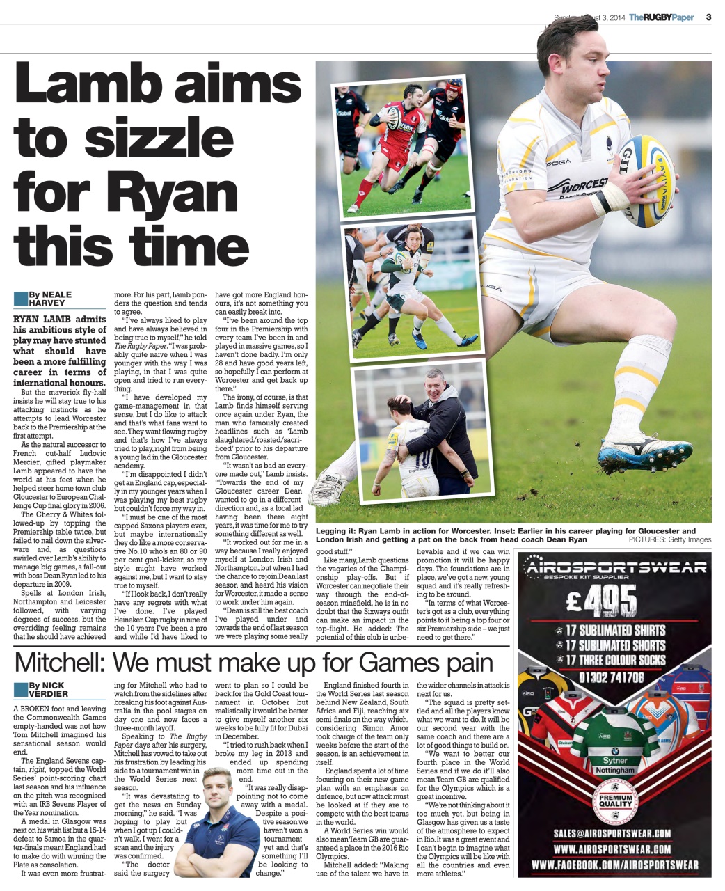 The Rugby Paper Preview Pages