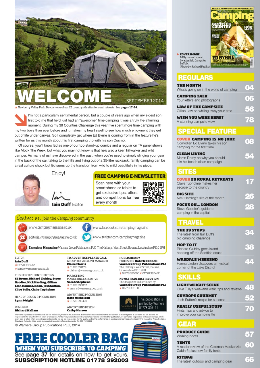 Camping Preview Pages