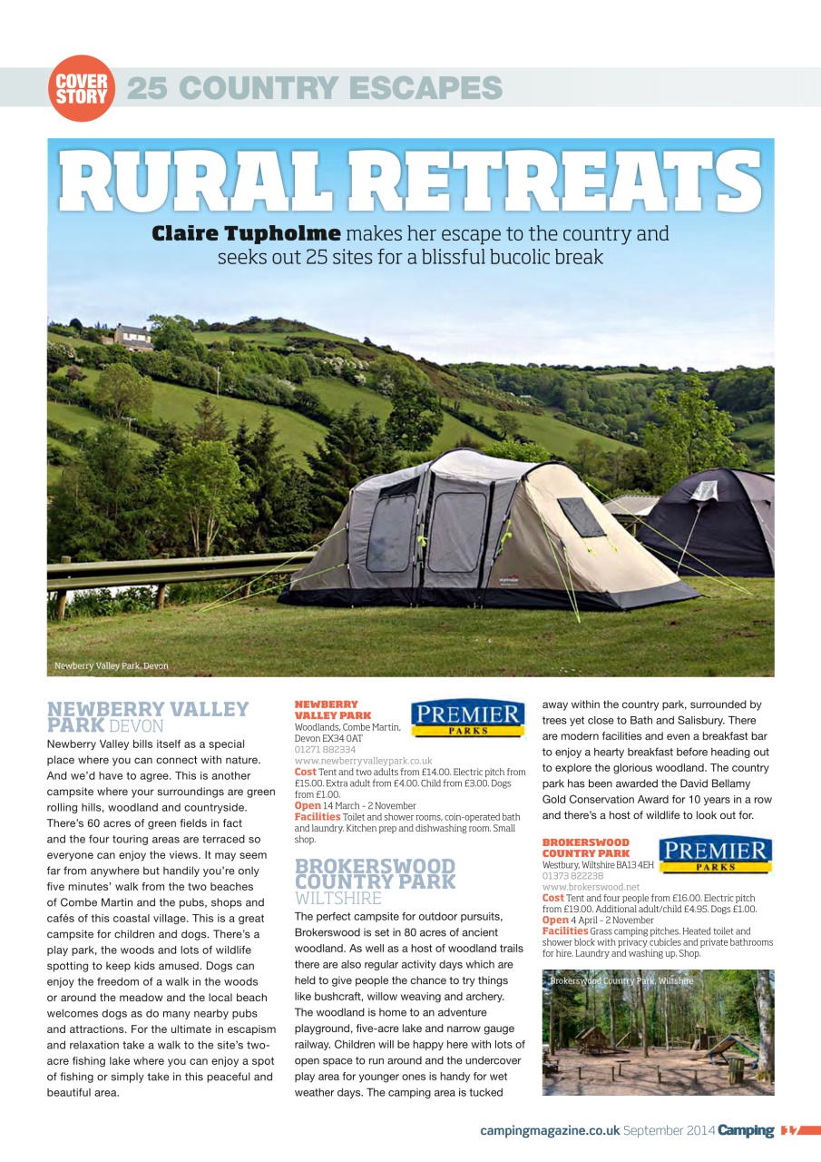 Camping Preview Pages