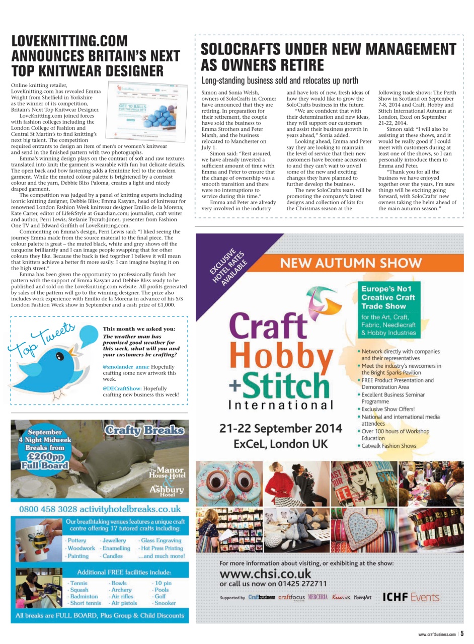 Craft Business Preview Pages