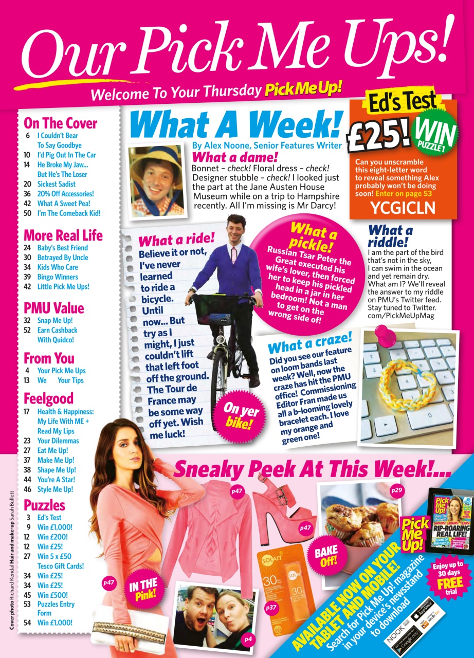 Pick Me Up Preview Pages