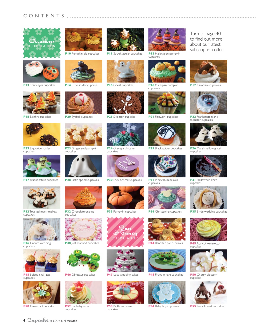 Cupcake Heaven Preview Pages