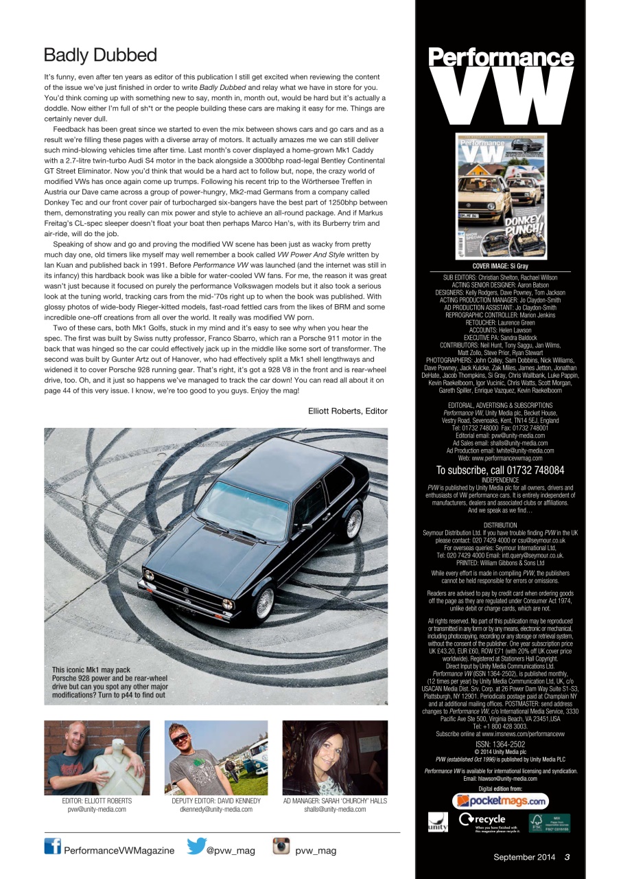 Performance VW Preview Pages