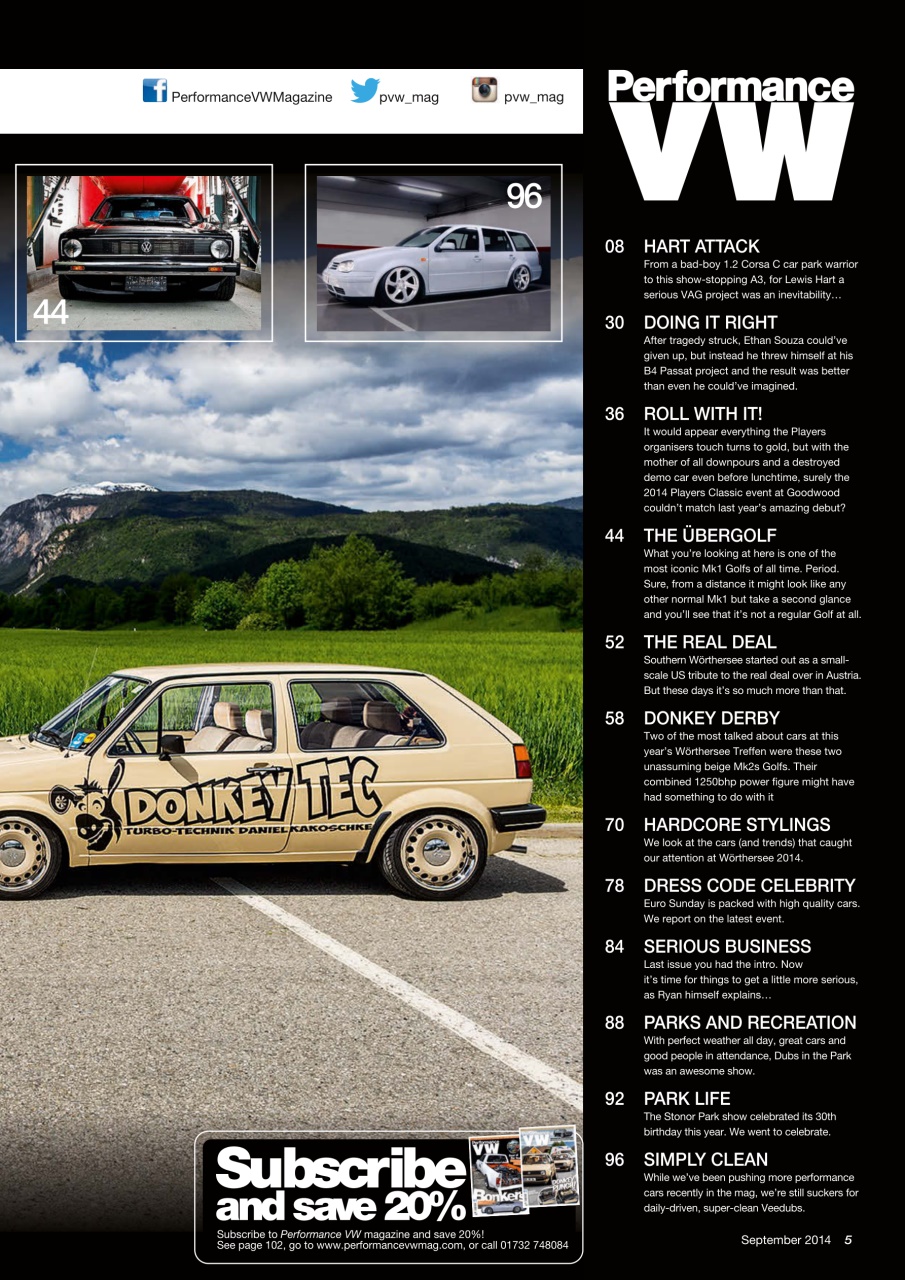 Performance VW Preview Pages