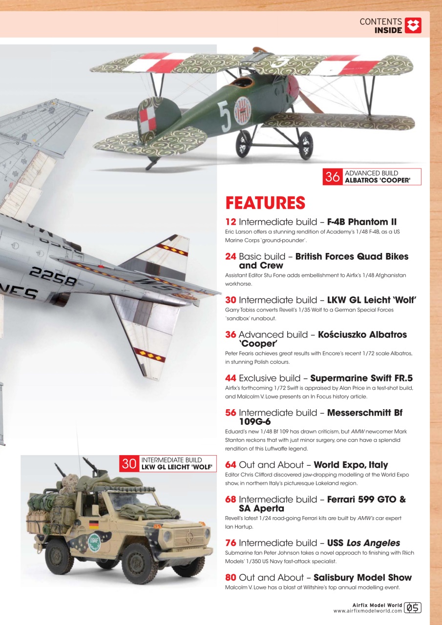 Airfix Model World Preview Pages