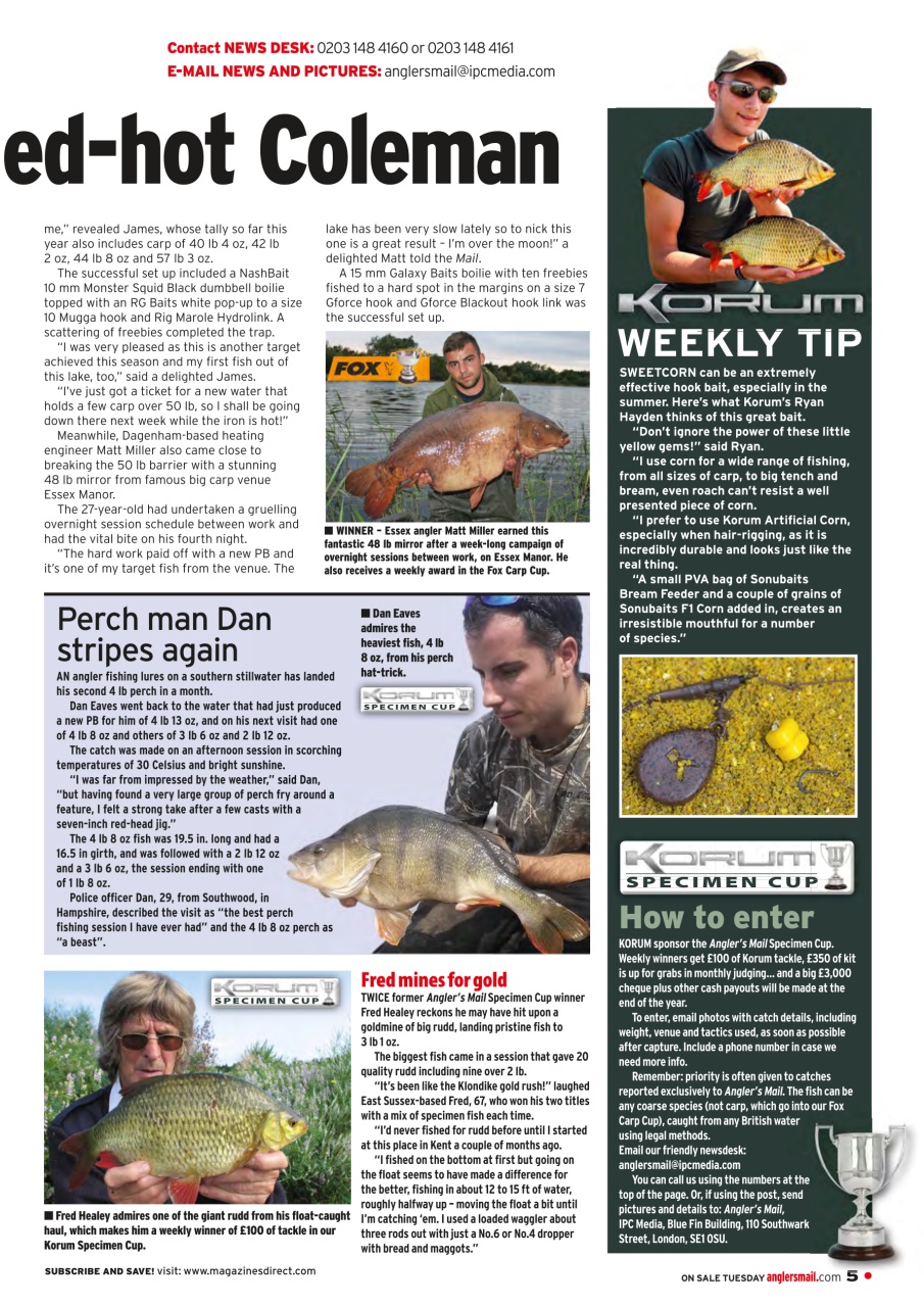 Anglers Mail Preview Pages
