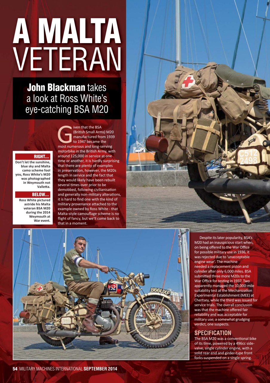 Military Machines International Preview Pages