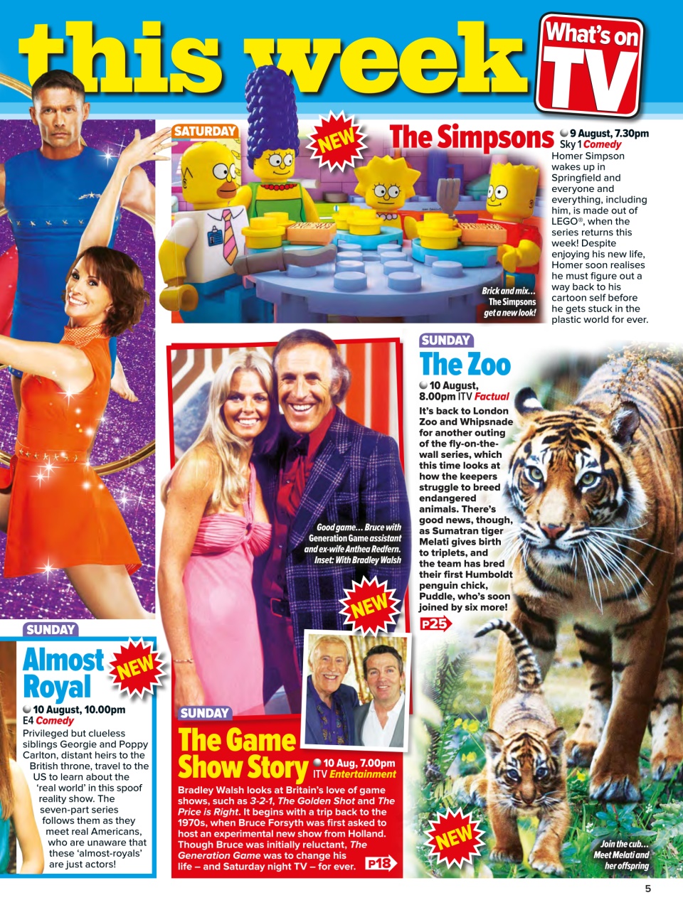 What's on TV Preview Pages