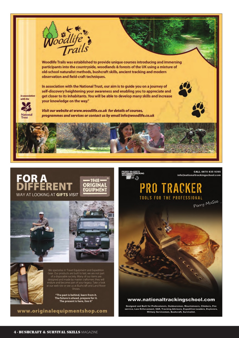 Bushcraft & Survival Skills Magazine Preview Pages