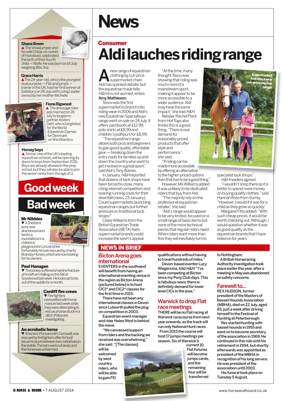 Horse & Hound Preview Pages