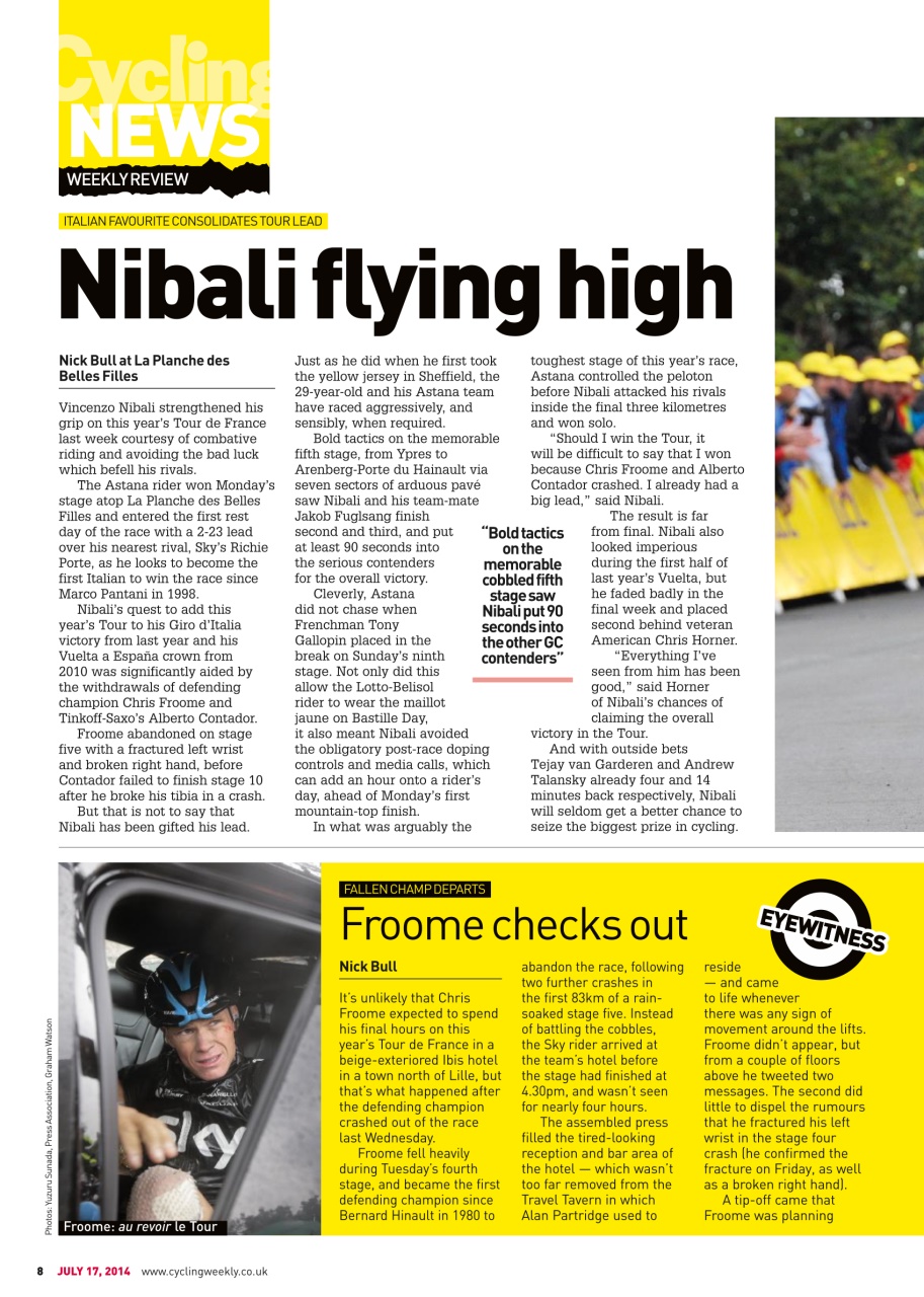 Cycling Weekly Preview Pages