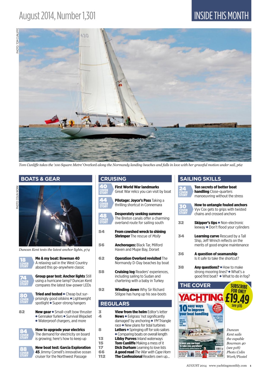 Yachting Monthly Preview Pages