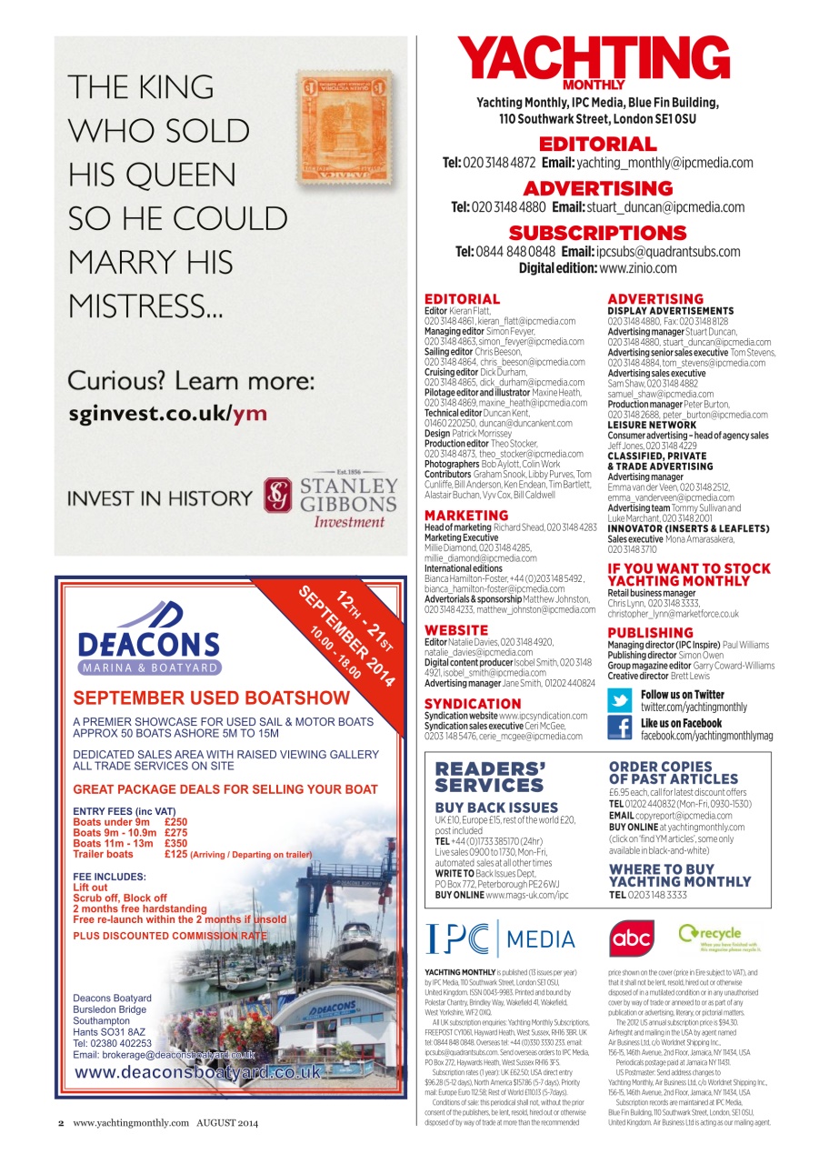 Yachting Monthly Preview Pages