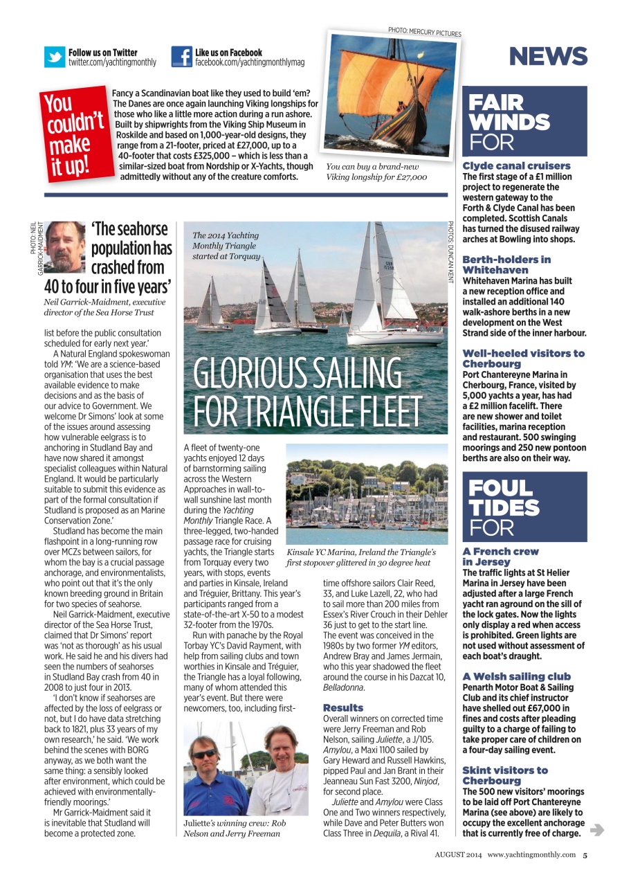 Yachting Monthly Preview Pages