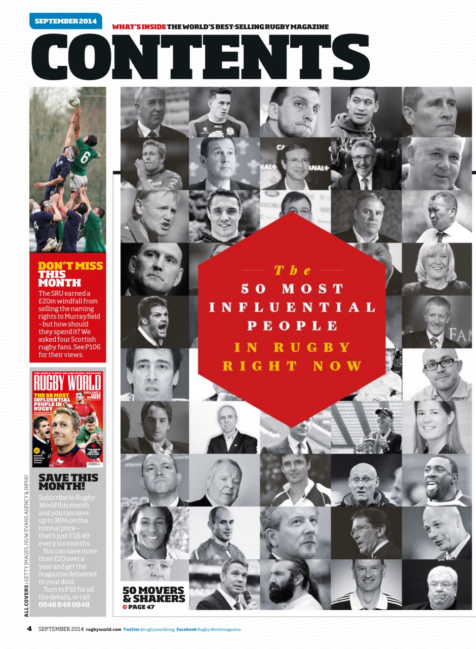 Rugby World Preview Pages