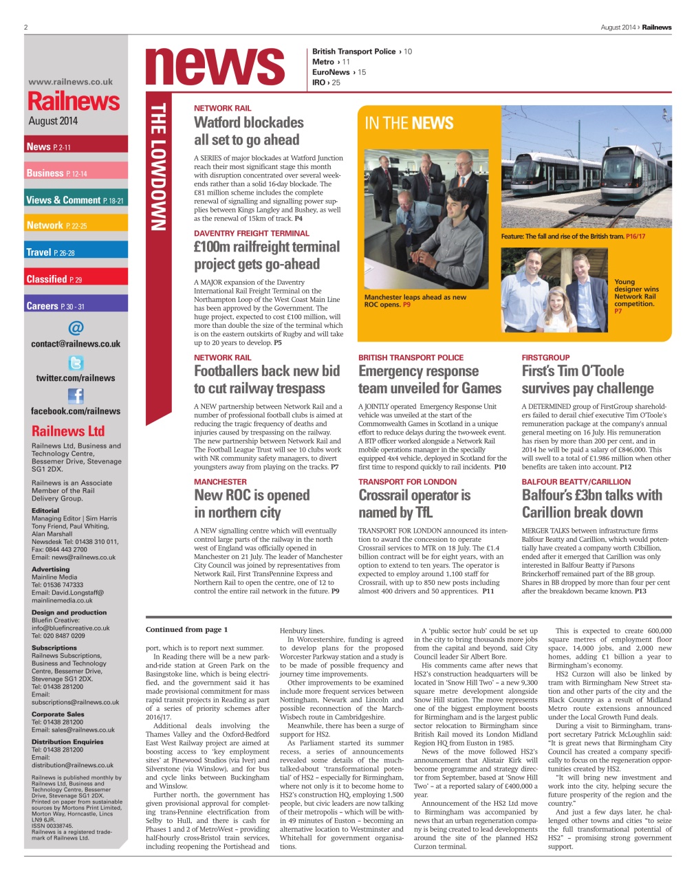 Railnews Preview Pages