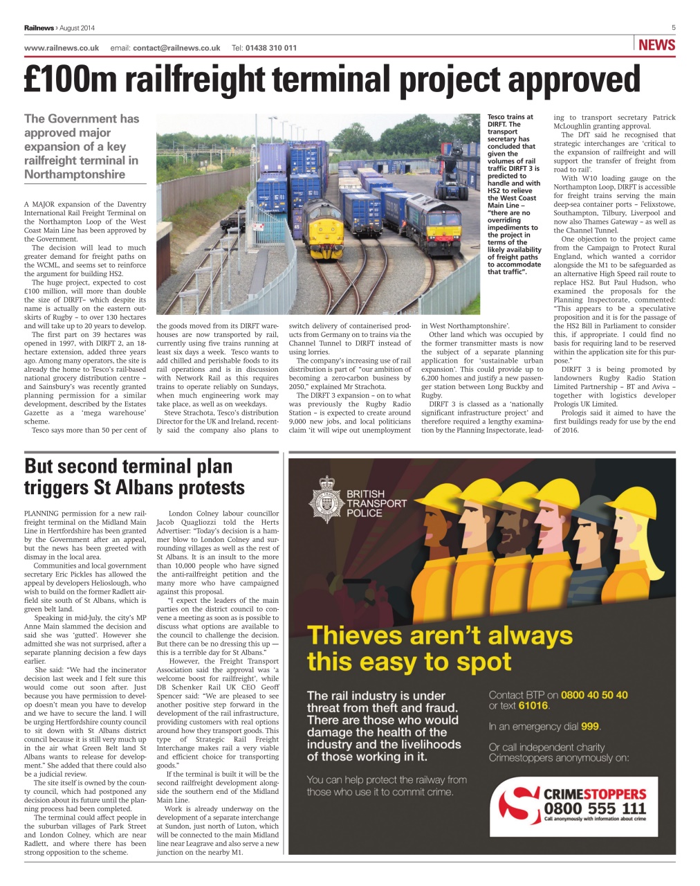 Railnews Preview Pages