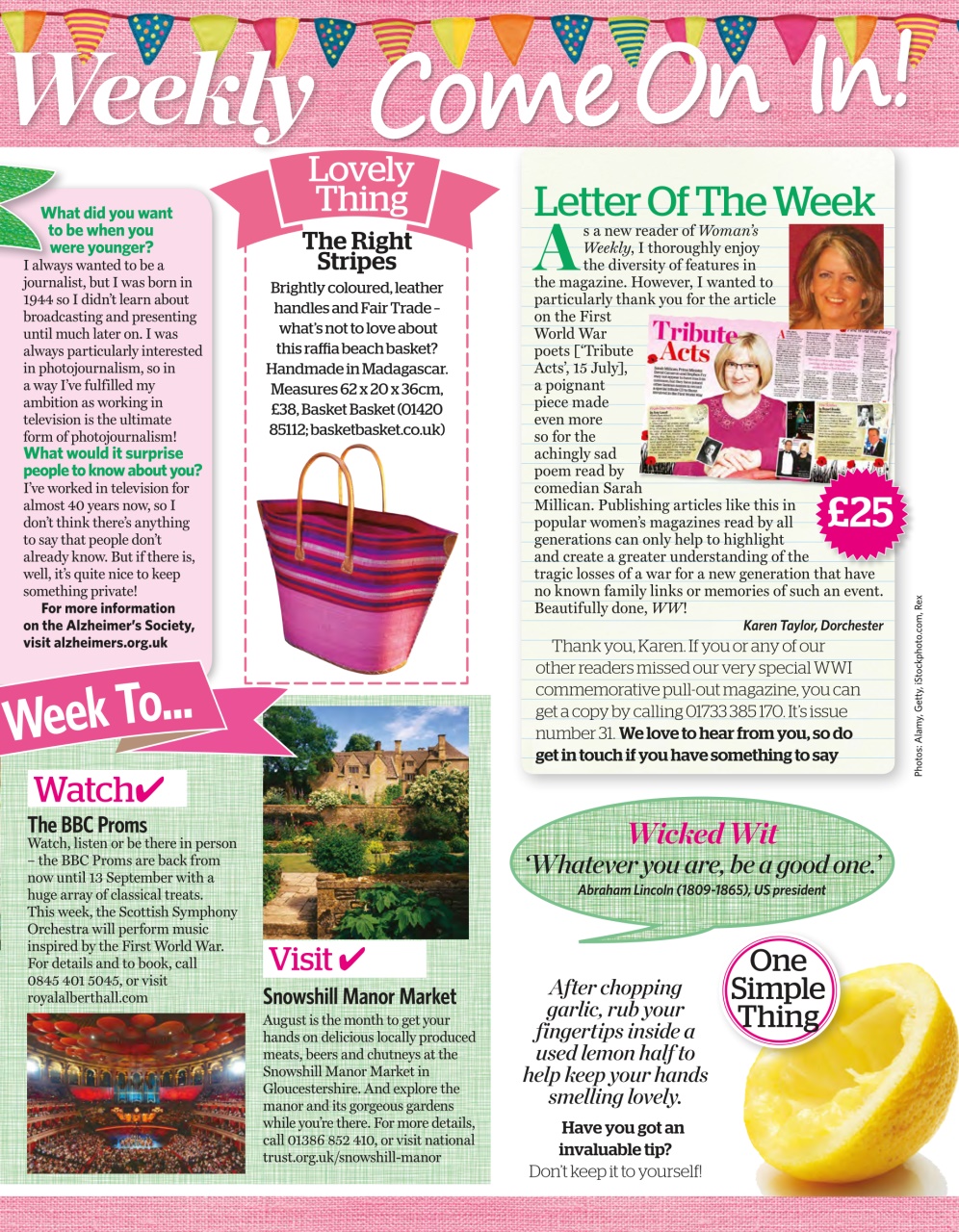 Woman's Weekly Preview Pages