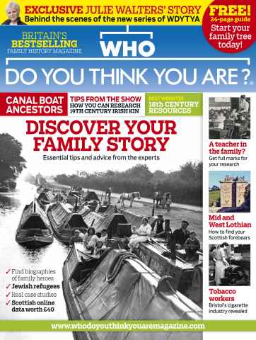 Who Do You Think You Are? issue Summer Special 2014