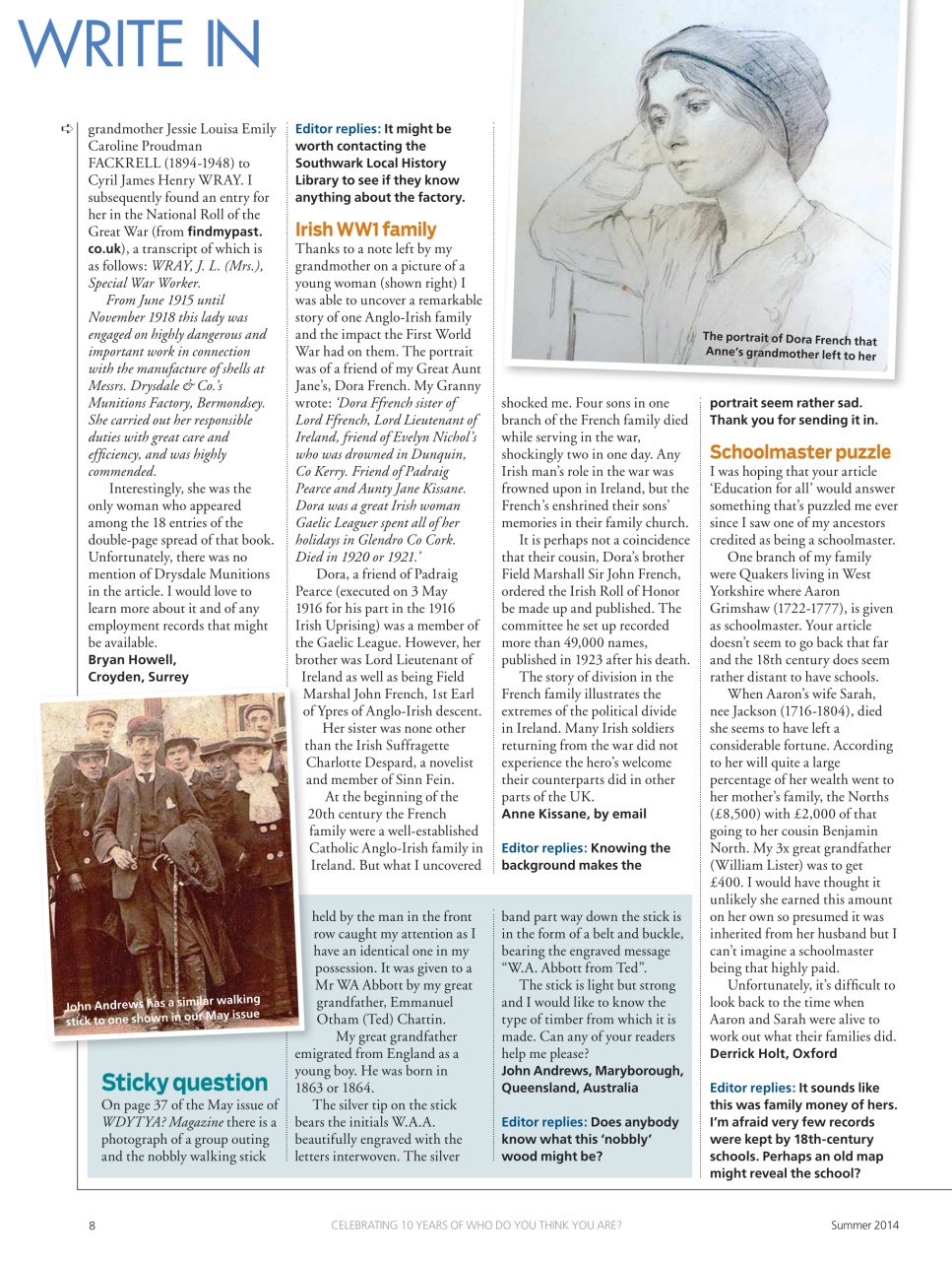 Who Do You Think You Are? Preview Pages