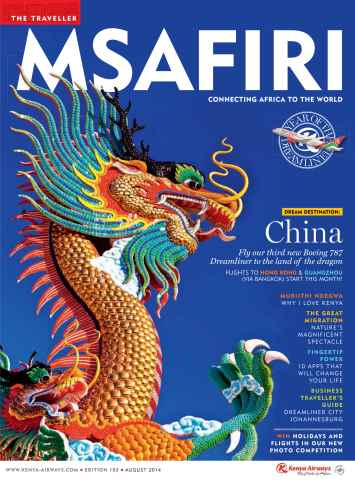 MSAFIRI – Kenya Airways Inflight issue August 2014
