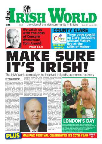 Irish World issue 2nd July 2011