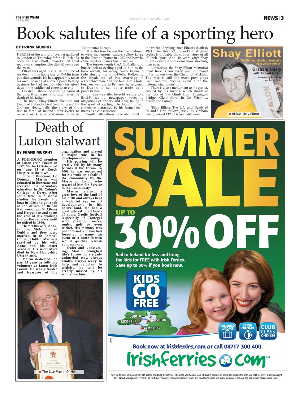 Irish World Preview Pages