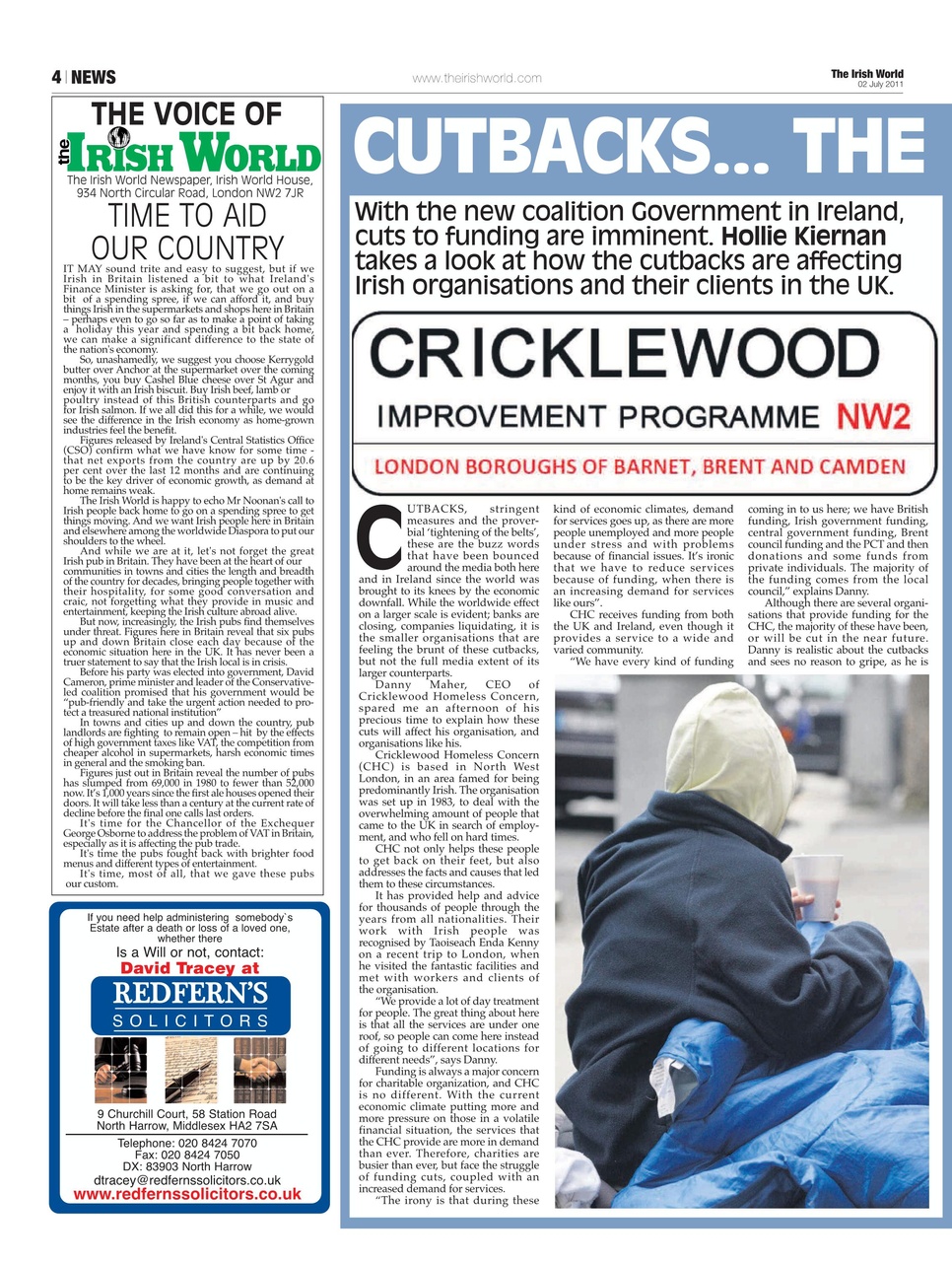 Irish World Preview Pages