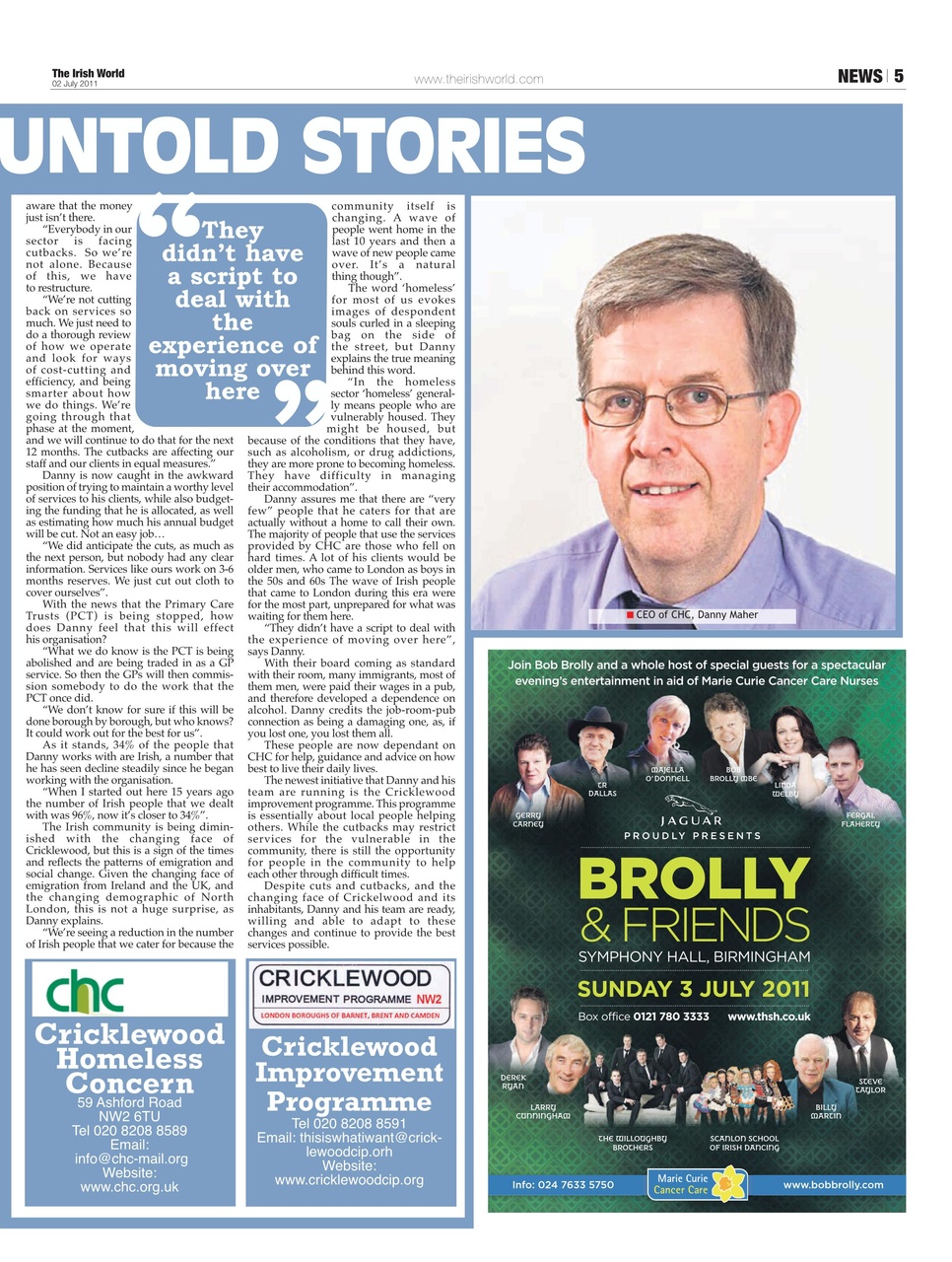 Irish World Preview Pages