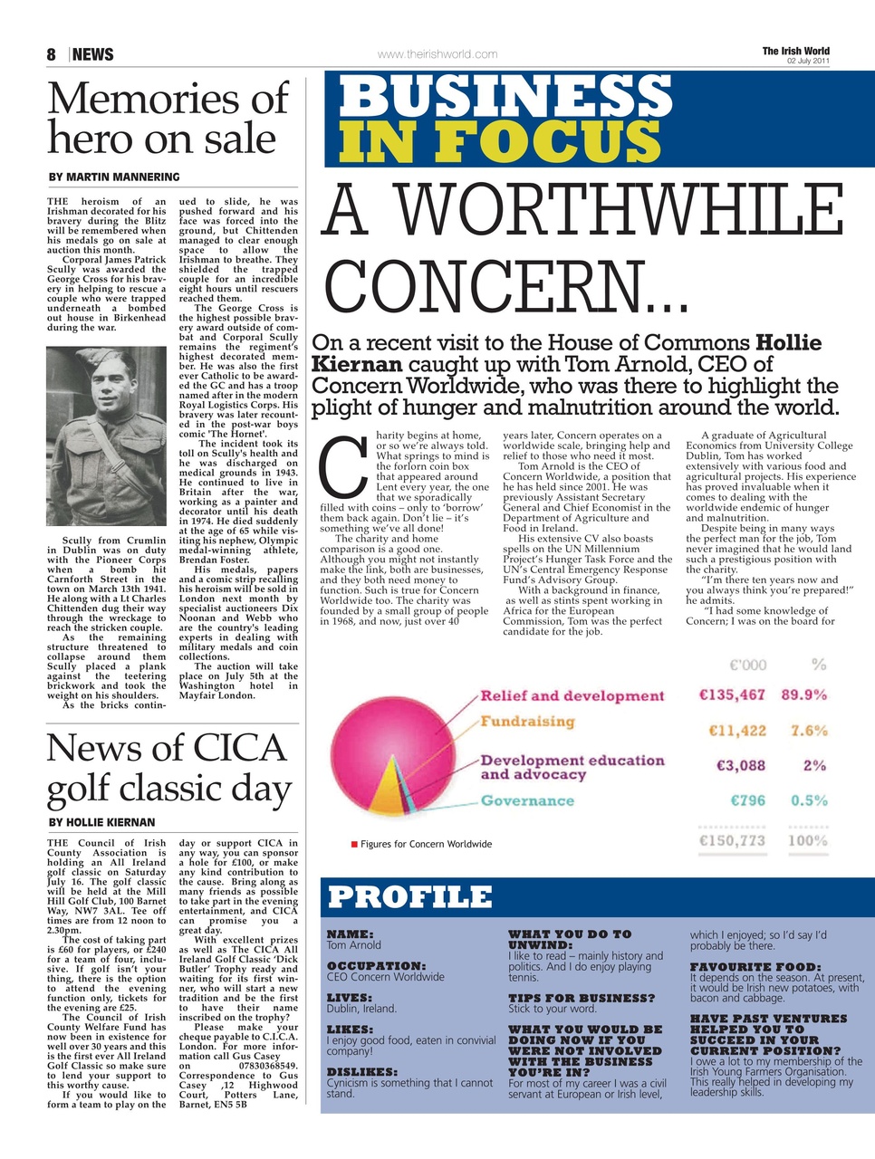 Irish World Preview Pages