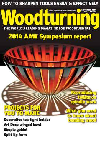 Woodturning issue September 2014