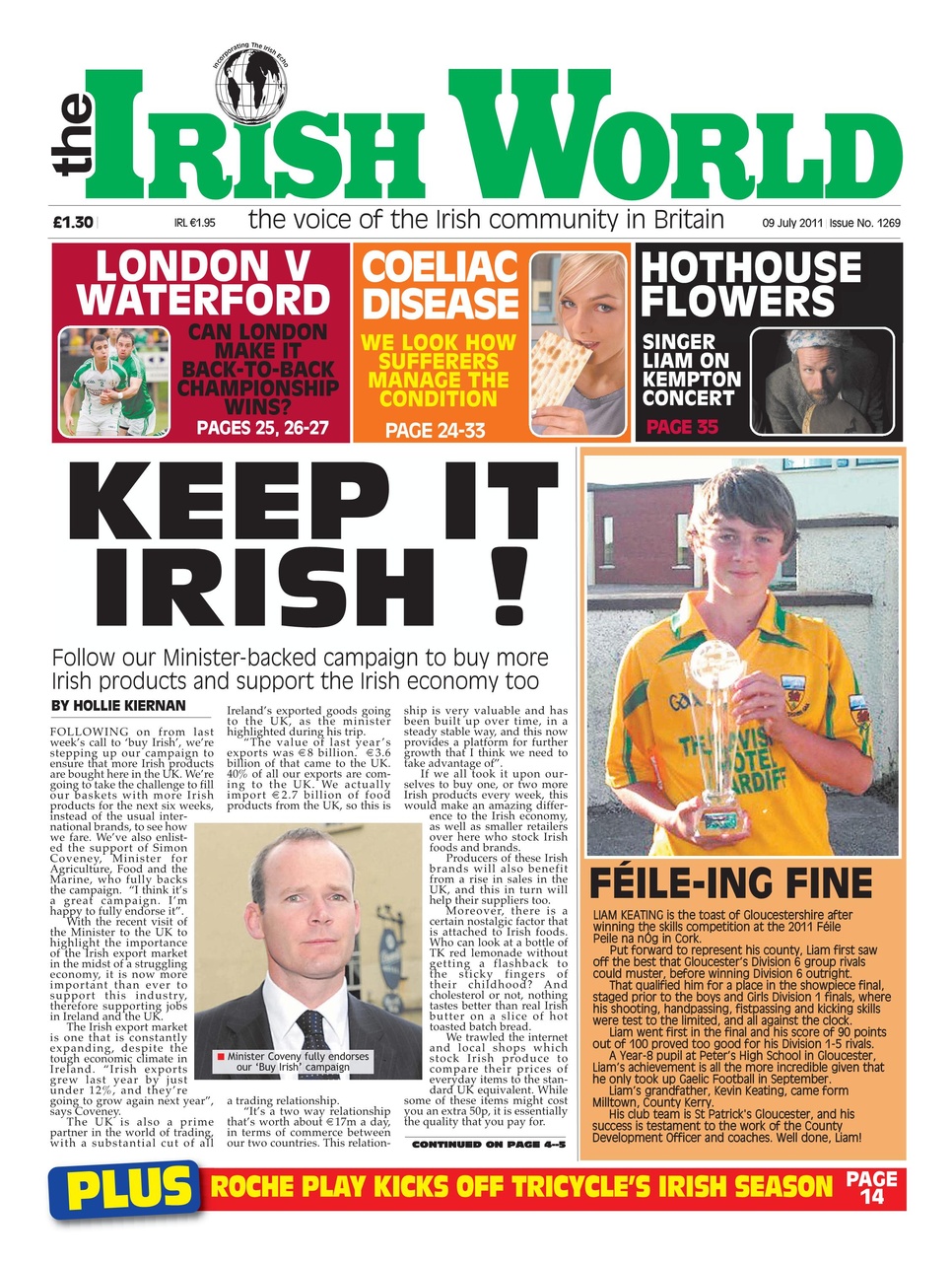 Irish World Preview Pages