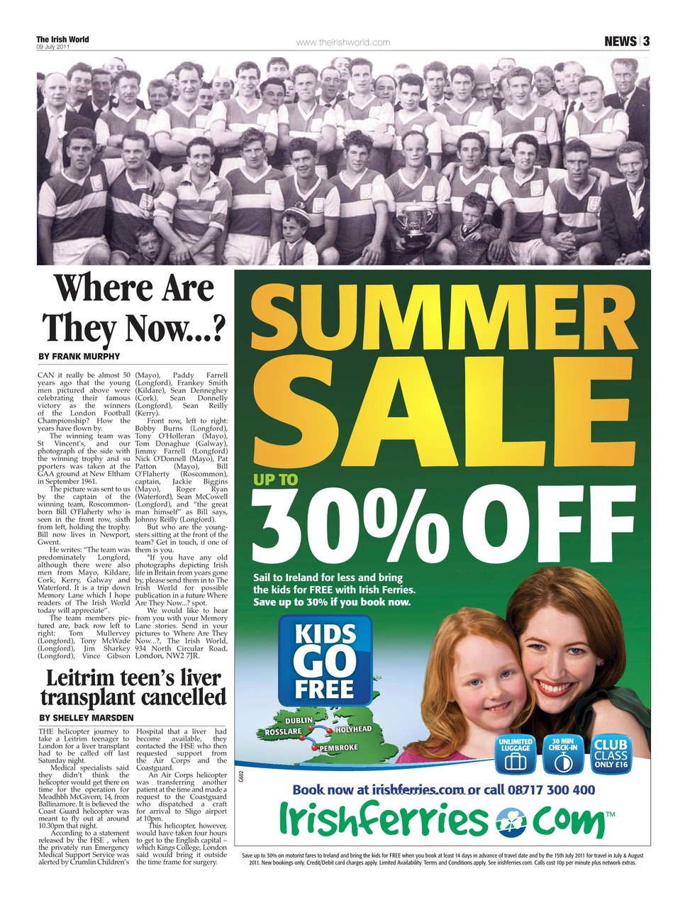 Irish World Preview Pages