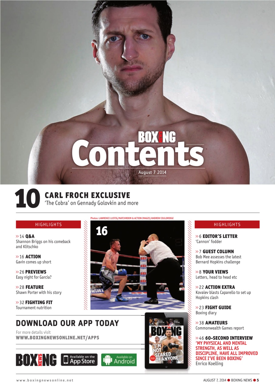 Boxing News Preview Pages