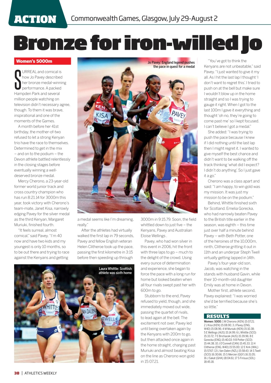 AW – Athletics Weekly Magazine Preview Pages