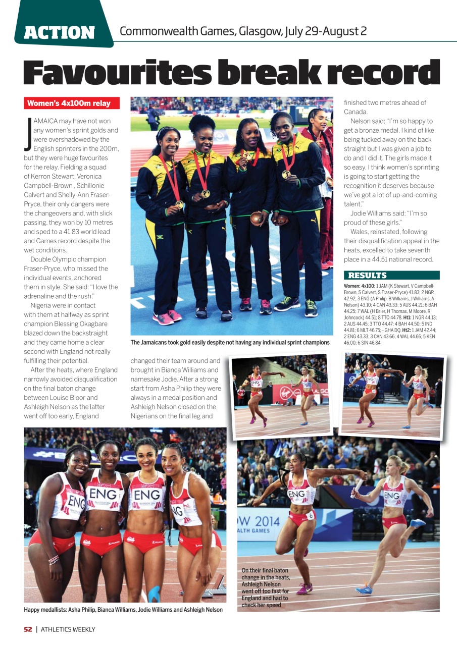 AW – Athletics Weekly Magazine Preview Pages