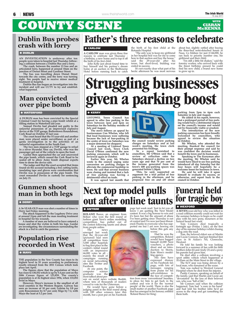 Irish World Preview Pages