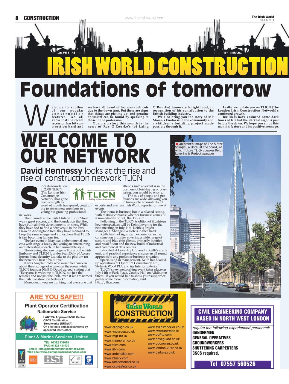 Irish World Preview Pages