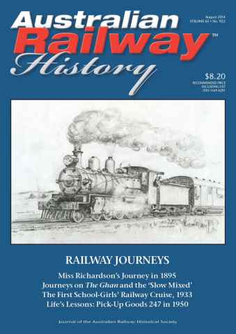 Australian Railway History issue Aug-15