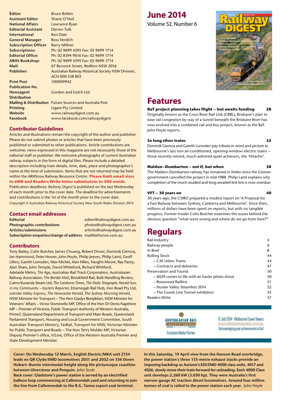 Railway Digest Preview Pages