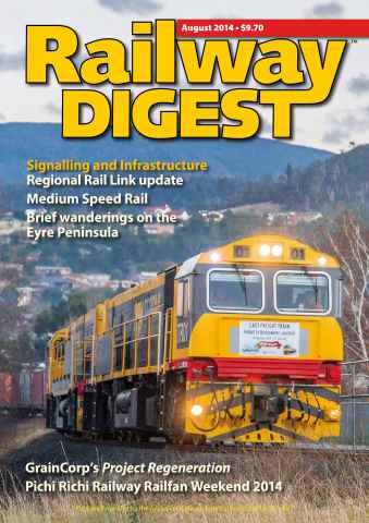 Railway Digest issue Railway Digest August 2014