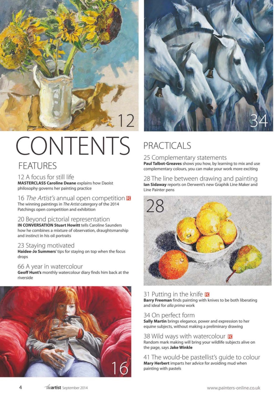 The Artist Preview Pages